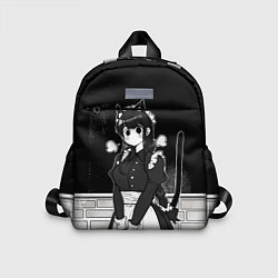 Детский рюкзак Коми сан у школьной доски, цвет: 3D-принт