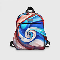 Детский рюкзак Волны в цвете флага РФ, цвет: 3D-принт