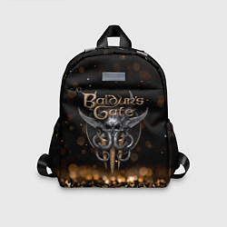 Детский рюкзак Baldurs Gate 3 logo dark gold logo