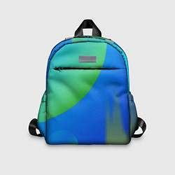 Детский рюкзак Яркий синий круг, цвет: 3D-принт