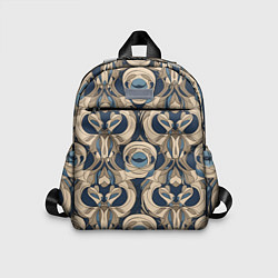 Детский рюкзак Коричневый узор паттерн, цвет: 3D-принт