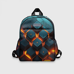 Детский рюкзак Объемные кубы со светом, цвет: 3D-принт