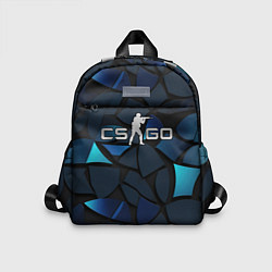 Детский рюкзак CS GO blue black elements