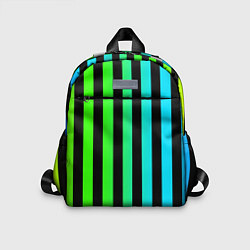 Детский рюкзак Цветные полоски, цвет: 3D-принт