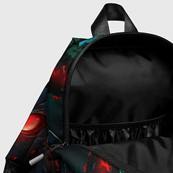 Детский рюкзак Cyberpunk cat, цвет: 3D-принт — фото 2