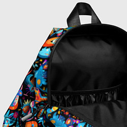 Детский рюкзак Космические чудики, цвет: 3D-принт — фото 2