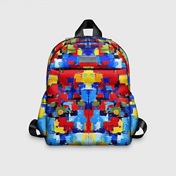 Детский рюкзак Colorful abstraction - vogue - paint, цвет: 3D-принт