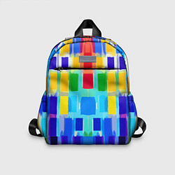 Детский рюкзак Colorful strips - pop art - vogue, цвет: 3D-принт