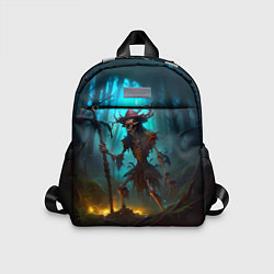 Детский рюкзак Скелет в мрачном лесу, цвет: 3D-принт