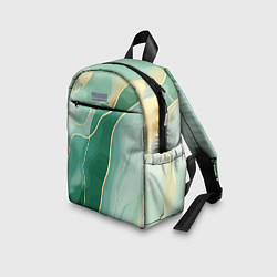 Детский рюкзак Малахитовые полосы, цвет: 3D-принт — фото 2