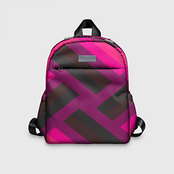 Детский рюкзак Розовый и тёмный паттерн