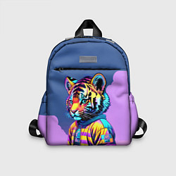 Детский рюкзак Cool tiger cub - pop art, цвет: 3D-принт