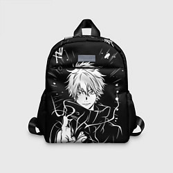 Детский рюкзак Сатору Годжо - черно-белый, цвет: 3D-принт
