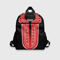 Детский рюкзак Красный орнамент в руском стиле