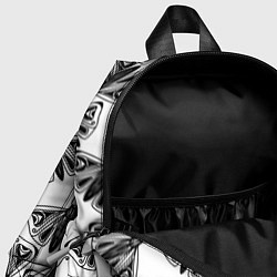 Детский рюкзак Butterflies - gothic pattern, цвет: 3D-принт — фото 2