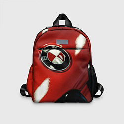 Детский рюкзак Знак бмв на капоте, цвет: 3D-принт