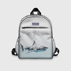 Детский рюкзак Акула большая белая в толще воды, цвет: 3D-принт