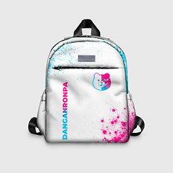 Детский рюкзак Danganronpa neon gradient style: надпись, символ, цвет: 3D-принт