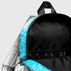 Детский рюкзак Danganronpa neon gradient style: надпись, символ, цвет: 3D-принт — фото 2