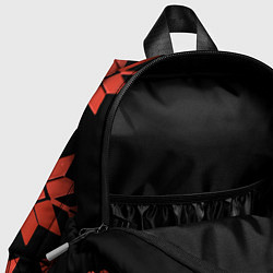 Детский рюкзак Удмуртский - вертикаль black, цвет: 3D-принт — фото 2