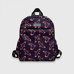 Детский рюкзак Вороны неон, цвет: 3D-принт