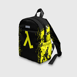 Детский рюкзак Half life game yellow color, цвет: 3D-принт — фото 2
