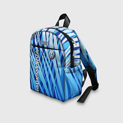 Детский рюкзак Volkswagen - синий камуфляж, цвет: 3D-принт — фото 2