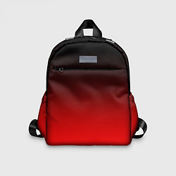 Детский рюкзак Градиент: от черного до ярко-красного, цвет: 3D-принт