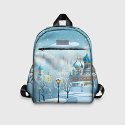 Детский рюкзак Новогодний город России, цвет: 3D-принт
