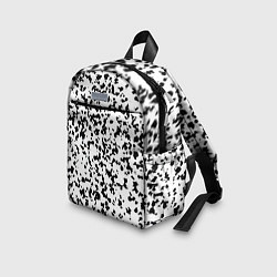 Детский рюкзак Пятнистый чёрно-белый паттерн, цвет: 3D-принт — фото 2