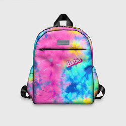 Детский рюкзак Barbie - floral pattern - tie-dye, цвет: 3D-принт