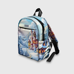 Детский рюкзак Новогодний городок, цвет: 3D-принт — фото 2