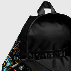 Детский рюкзак Африканский узор - нейросеть, цвет: 3D-принт — фото 2