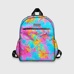 Детский рюкзак Барбм - цветочный абстрактный паттерн - тай-дай