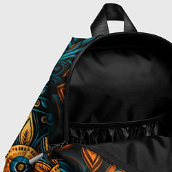 Детский рюкзак Узор с растительными элементами, цвет: 3D-принт — фото 2