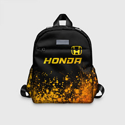 Детский рюкзак Honda - gold gradient посередине