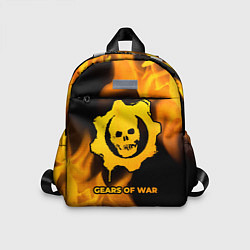 Детский рюкзак Gears of War - gold gradient, цвет: 3D-принт