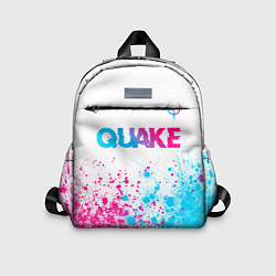 Детский рюкзак Quake neon gradient style посередине