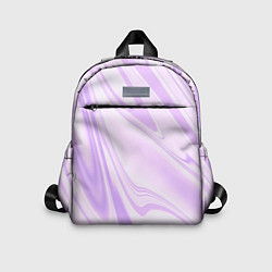 Детский рюкзак Плазма бледно-розовый абстракция, цвет: 3D-принт