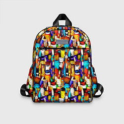 Детский рюкзак Кисти и краски художника, цвет: 3D-принт