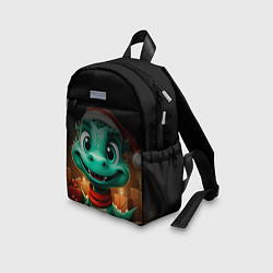 Детский рюкзак Зеленый дракончик 2024, цвет: 3D-принт — фото 2