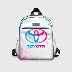 Детский рюкзак Toyota neon gradient style, цвет: 3D-принт