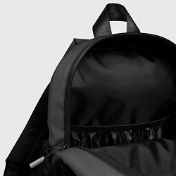 Детский рюкзак Rust glitch на темном фоне вертикально, цвет: 3D-принт — фото 2