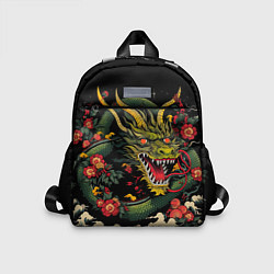 Детский рюкзак Зеленый дракон, цвет: 3D-принт