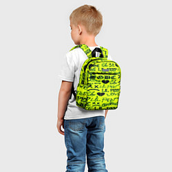 Детский рюкзак Lil peep кислотный стиль, цвет: 3D-принт — фото 2
