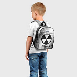 Детский рюкзак Fallout glitch на светлом фоне, цвет: 3D-принт — фото 2