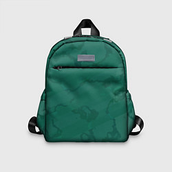 Детский рюкзак Серо-зеленые разводы, цвет: 3D-принт