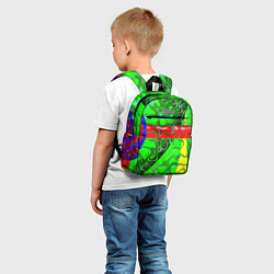 Детский рюкзак Кожаный рельеф, цвет: 3D-принт — фото 2