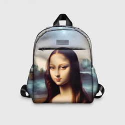 Детский рюкзак Нейросеть - азиатская Мона Лиза, цвет: 3D-принт
