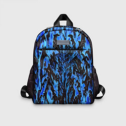 Детский рюкзак Демонический доспех синий, цвет: 3D-принт